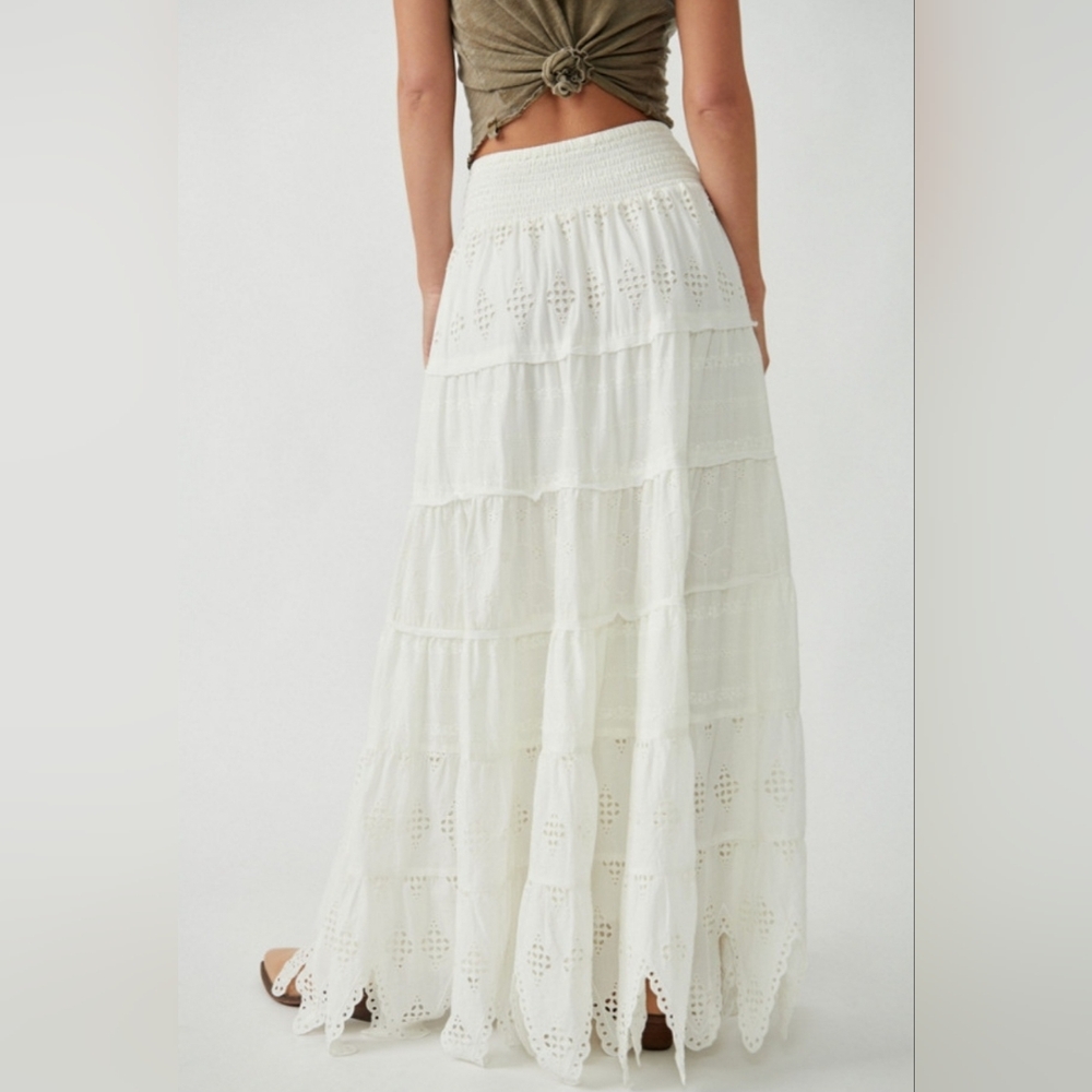 Free People Maxi Lace Skirt - Picture 2 of 5